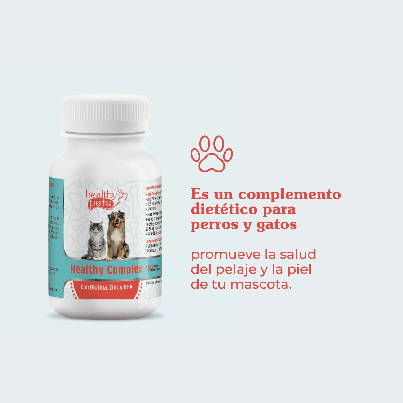 HEALTHY COMPLEX - pelo perros y gatos