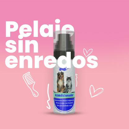 ACONDICIONADOR DESENREDANTE BIFÁSICO PARA PERROS Y GATOS 35 ml