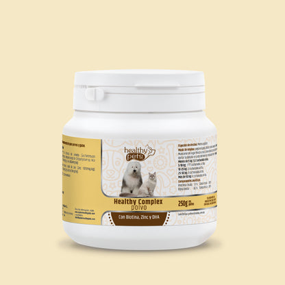 HEALTHY COMPLEX polvo - pelo sano perros y gatos