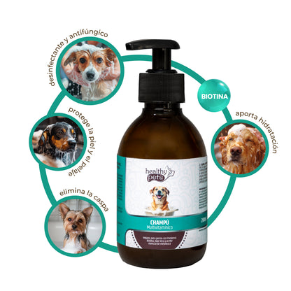 CHAMPÚ MULTIVITAMÍNICO 200 ml