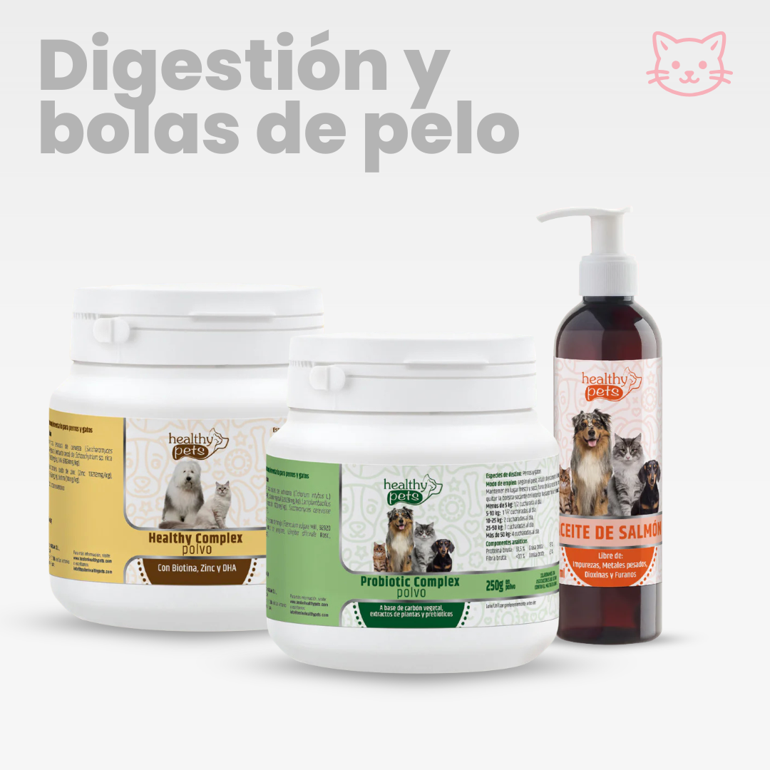 Pack Digestión y bolas de pelo para Gatos
