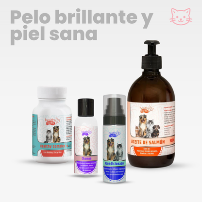 Pack Pelo brillante y piel sana para Gatos