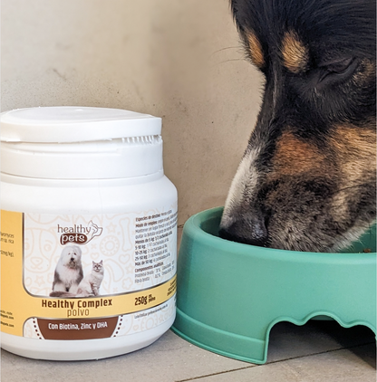 HEALTHY COMPLEX polvo - pelo sano perros y gatos